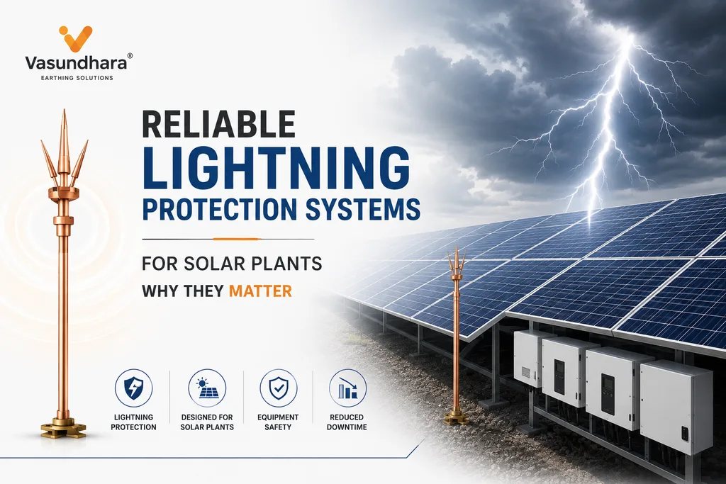 Why Every Solar Plant Needs a Reliable Lightning Protection System